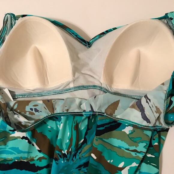 NWT Castaway Tropical One piece Swimsuit - Picture 5 of 9